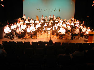A view of the band.