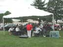 Band under tent