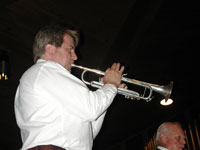 Bret on trumpet